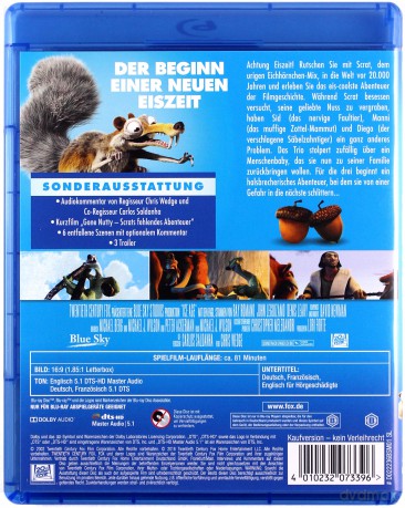 Ice Age (Epoka lodowcowa) [Blu-Ray]