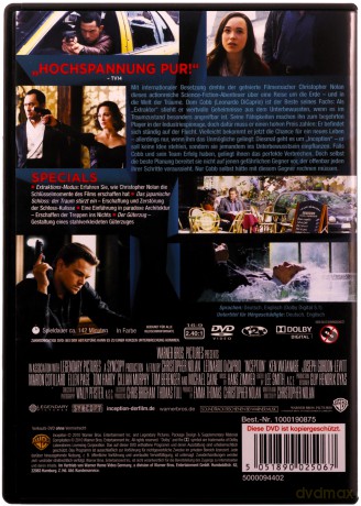 Inception (Incepcja) [DVD]