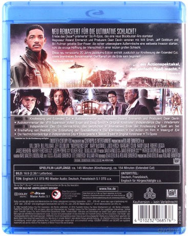 Independence Day (Extended Cut) (Dzień Niepodległości) [2xBlu-Ray]