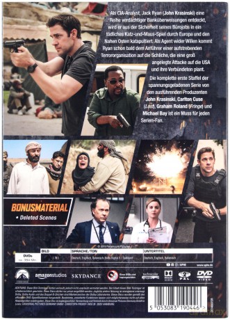 Jack Ryan Season 1 [3DVD]