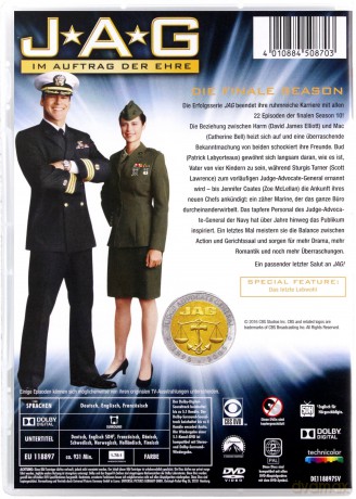 JAG Season 10 (JAG - Wojskowe Biuro Śledcze Sezon 10) [5DVD]