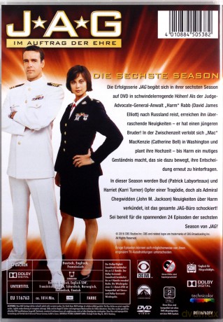 JAG Season 6 (JAG - Wojskowe Biuro Śledcze Sezon 6) [6DVD]