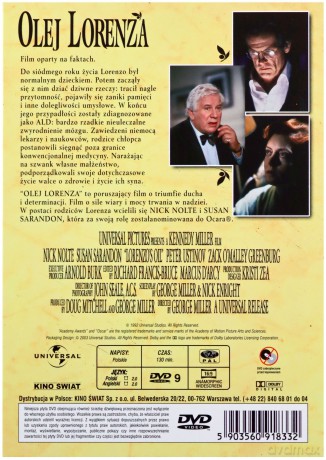 Olej Lorenza (polski lektor) [DVD]