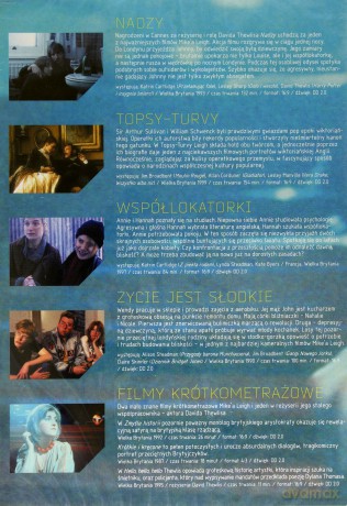 Pakiet Mike Leigh: Życie jest słodkie / Nadzy / Współlokatorki / Topsy-Turvy [4DVD]