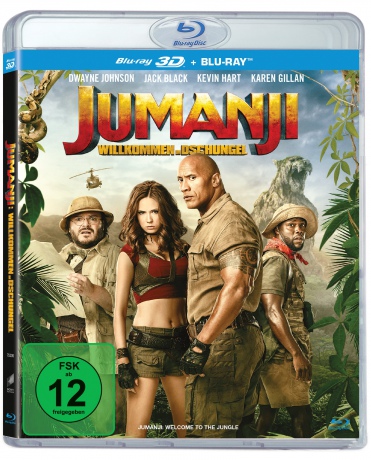 Jumanji: Welcome to the Jungle (Jumanji: Przygoda w dżungli) [Blu-Ray 3D]+[Blu-Ray]