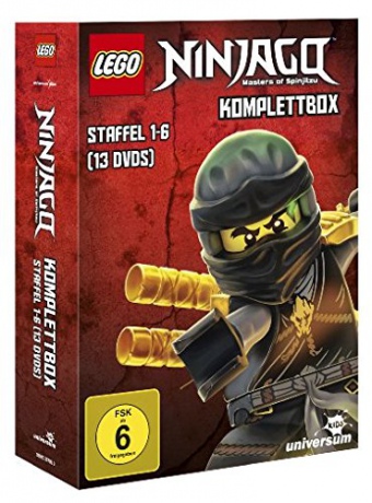 LEGO Ninjago Season 1-6 (Complete box) [13DVD]