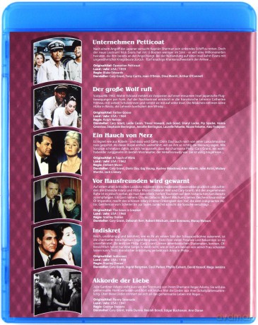 Cary Grant Collection: Operation Petticoat / Father Goose / That Touch of Mink / The Grass Is Greener / Indiscreet / Penny Serenade [BOX] [6xBlu-Ray]