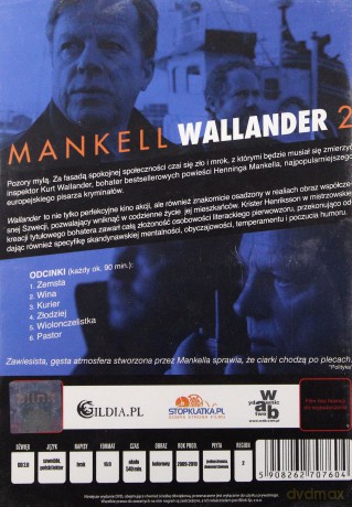 Wallander sezon 2 odcinki 1-6 [3DVD]
