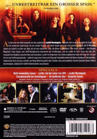 Lucifer Season 1 (Lucyfer Sezon 1) [3DVD]