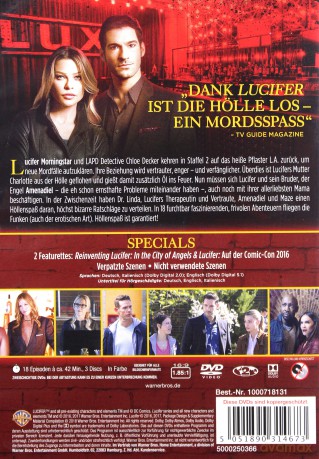 Lucifer Season 2 (Lucyfer Sezon 2) [3DVD]