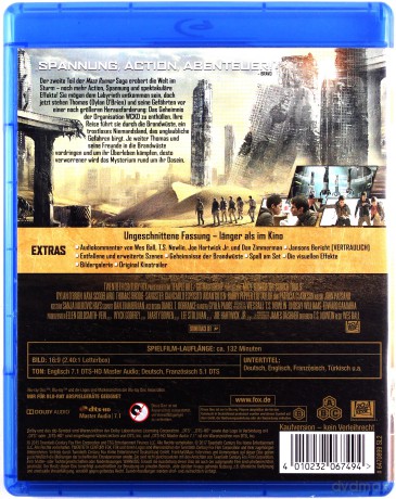 Maze Runner: The Scorch Trials (Więzień labiryntu: Próby ognia) [Blu-Ray]