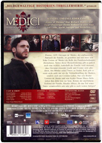 Medici Season 1 (Medyceusze: Wladcy Florencji Sezon 1) [3DVD]