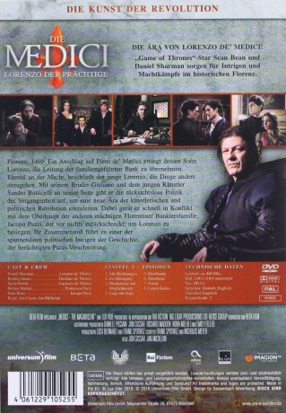Medici Season 2 (Medyceusze: Wladcy Florencji Sezon 2) [3DVD]