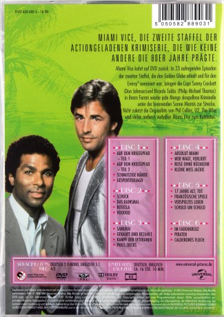 Miami Vice Season 2 (Policjanci z Miami Sezon 2) [6DVD]