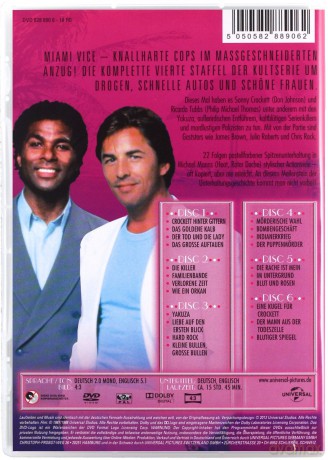 Miami Vice Season 4 (Policjanci z Miami Sezon 4) [6DVD]