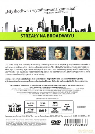 Strzały na Broadwayu (Woody Allen Antologia) [DVD]