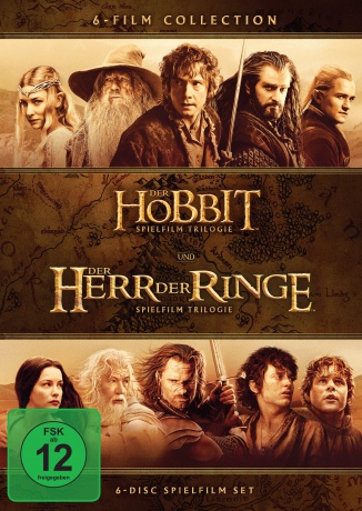 Mittelerde Collection (Władca pierścieni 1-3 / Hobbit 1-2) [6DVD]