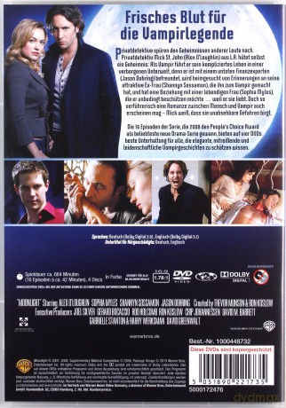Moonlight (Complete Series) (Pod osłoną nocy (Kompletna seria)) [4DVD]