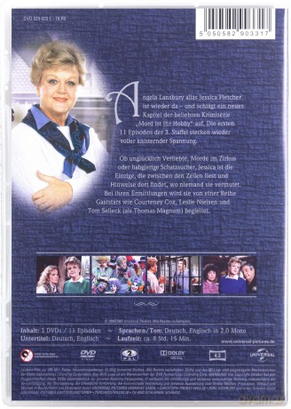 Murder, She Wrote Season 3 Box 1 (Napisała: Morderstwo Sezon 3 Część 1) [3DVD]