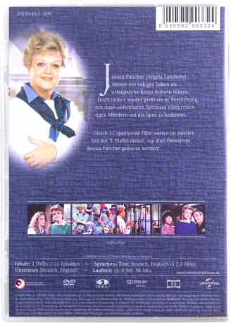 Murder, She Wrote Season 3 Box 2 (Napisała: Morderstwo Sezon 3 Część 2) [3DVD]