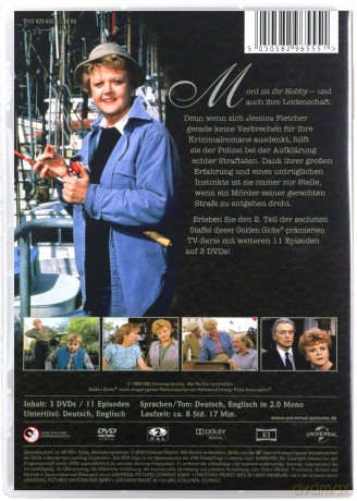 Murder, She Wrote Season 6 Box 2 (Napisała: Morderstwo Sezon 6 Część 2) [3DVD]