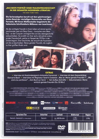 My Brilliant Friend Season 1 (Genialna przyjaciółka Sezon 1) [3DVD]