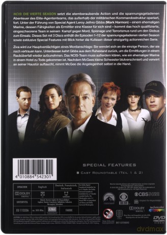 Navy CIS Season 4 Box 1 (Agenci NCIS Sezon 4 Część 1) [3DVD]