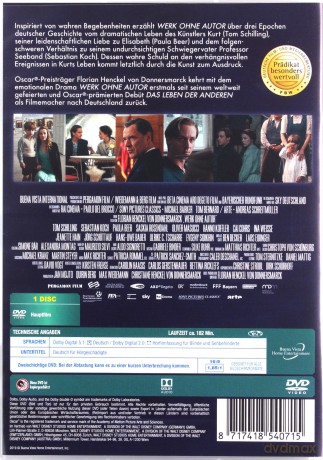 Never Look Away (Obrazy bez autora) [DVD]