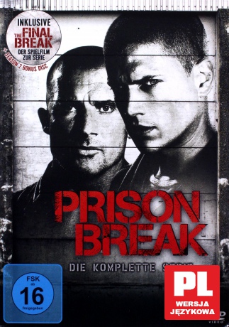 Prison Break Season 1-4 (Feature film "Final Break") (Skazany na śmierć Sezon 1-4 / Ostatnia ucieczka) [24DVD]
