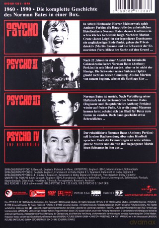 Psychoza I-IV [4DVD]