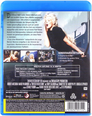 River of No Return (Rzeka bez powrotu) [Blu-Ray]