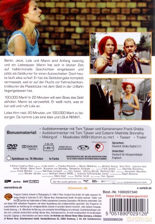 Run Lola Run (Biegnij, Lola, biegnij) [DVD]