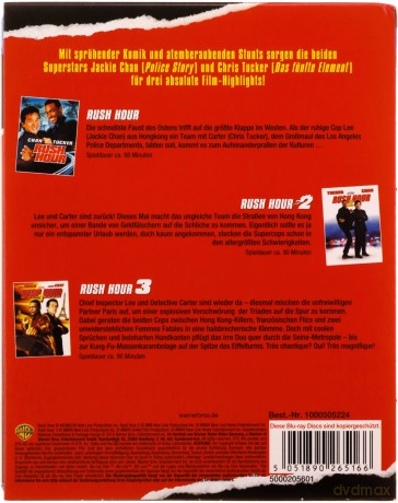 Rush Hour 1-3 (Godziny szczytu 1-3) [Blu-Ray]