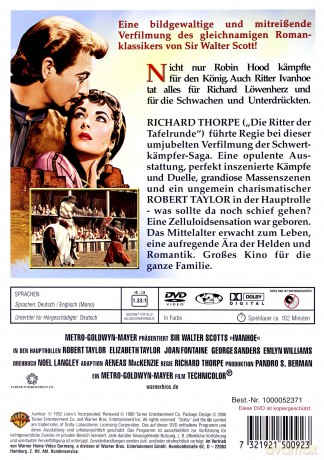 Sir Walter Scott's Ivanhoe [DVD]