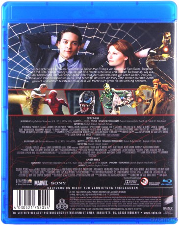 Spider-Man Trilogy (Spider-Man Trylogia) [3xBlu-Ray]