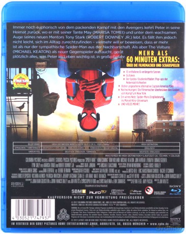 Spider-Man: Homecoming [Blu-Ray]