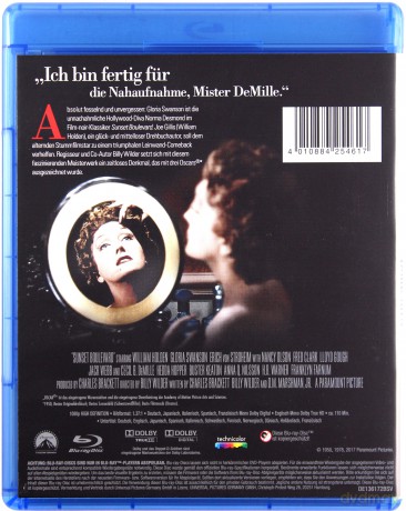 Sunset Boulevard (Bulwar Zachodzącego Słońca) [Blu-Ray]