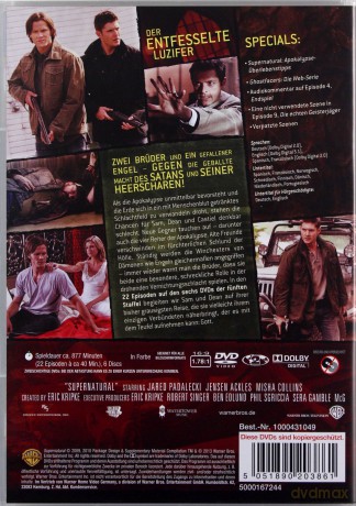 Supernatural Season 5 (Nie z tego świata Sezon 5) [6DVD]