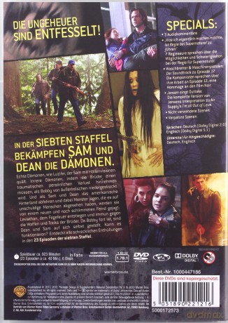 Supernatural Season 7 (Nie z tego świata Sezon 7) [6DVD]