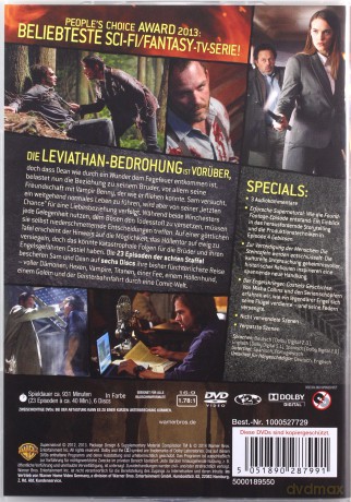 Supernatural Season 8 (Nie z tego świata Season 8) [6DVD]