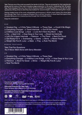 Take That: Odyssey (Greatest Hits Live) (Limited Edition) [2DVD]