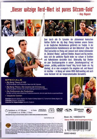 Teoria wielkiego podrywu Sezon 5 [3DVD]