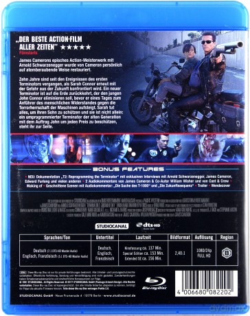 Terminator 2: Judgment Day (Special Edition) (Terminator 2: Dzień sądu) [Blu-Ray]