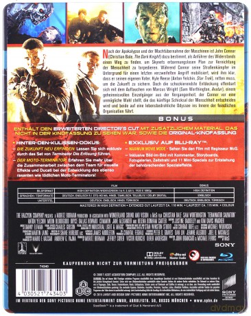 Terminator Salvation (Terminator - Ocalenie) (steelbook) [Blu-Ray]
