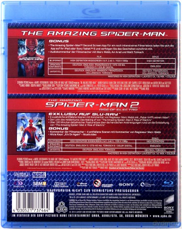 The Amazing Spider-Man 1-2 (Niesamowity Spider-Man 1-2) [2xBlu-Ray]