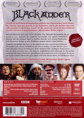 The Black Adder (Complete Series) (Czarna Żmija (Kompletna seria)) [5DVD]