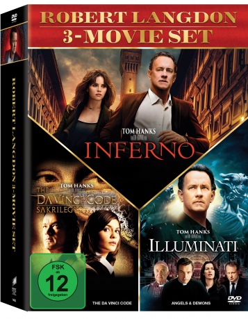 The Da Vinci Code / Angels and Demons / Inferno (Kod da Vinci / Anioły i demony / Inferno) [3DVD]