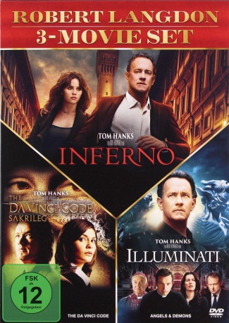 The Da Vinci Code / Angels and Demons / Inferno (Kod da Vinci / Anioły i demony / Inferno) [3DVD]
