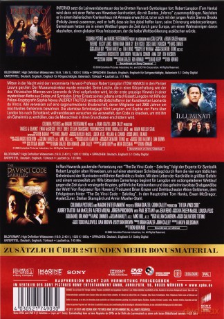 The Da Vinci Code / Angels and Demons / Inferno (Kod da Vinci / Anioły i demony / Inferno) [3DVD]