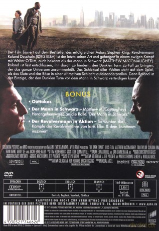 The Dark Tower (Mroczna wieża) [DVD]